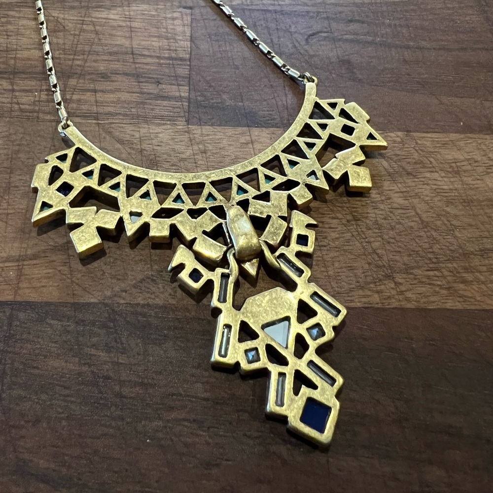 Stella & Dot Stone Tile Necklace View 5